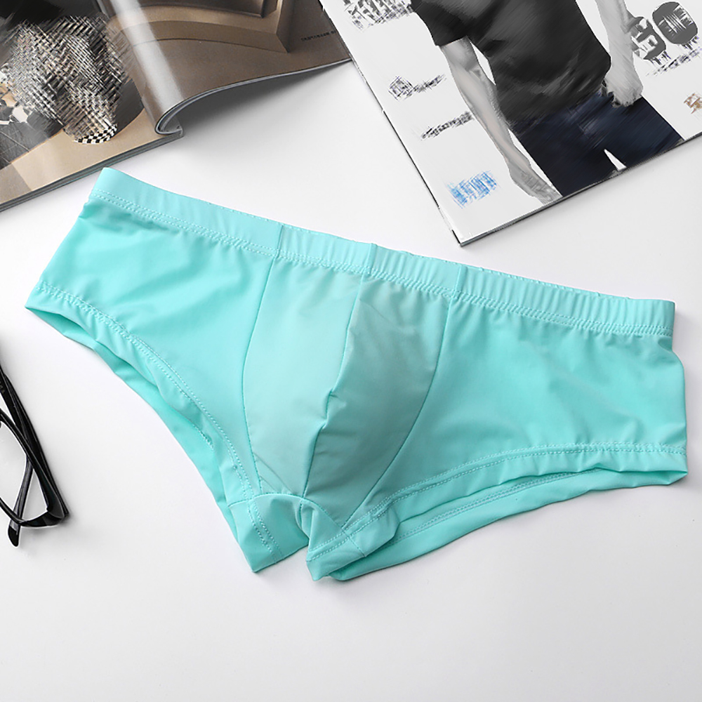 Trunk Breathable Men - Ice Silk Underwear Boxer Briefs Breathable