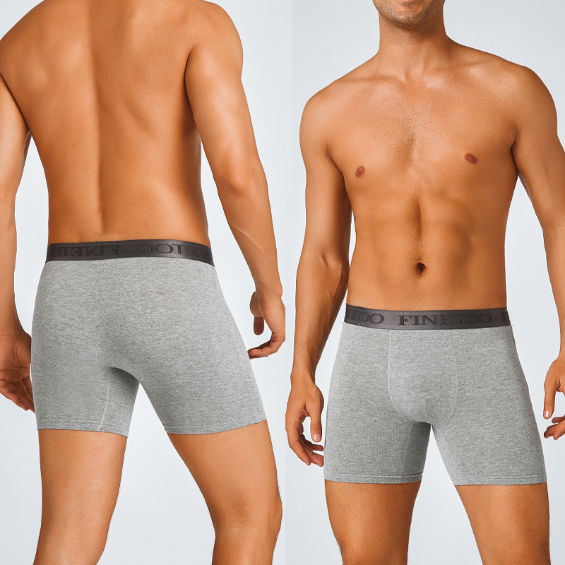 2pcs Cotton Long Boxers For Me - đánh giá và giá Boxer Brief Pack Cotton
