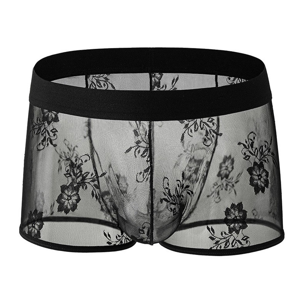 Men's Floral Lace Boxer Shorts - đánh giá và giá Pouch Boxer Pouch