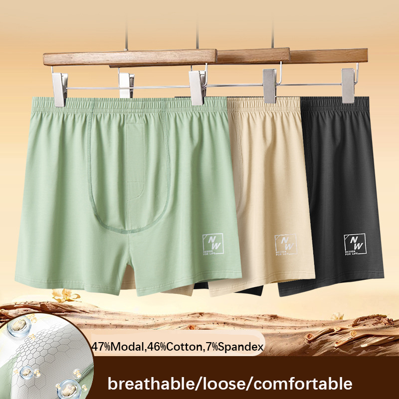 Solid Color Men Underwear Boxe - đánh giá và giá Boxer Shorts Modal