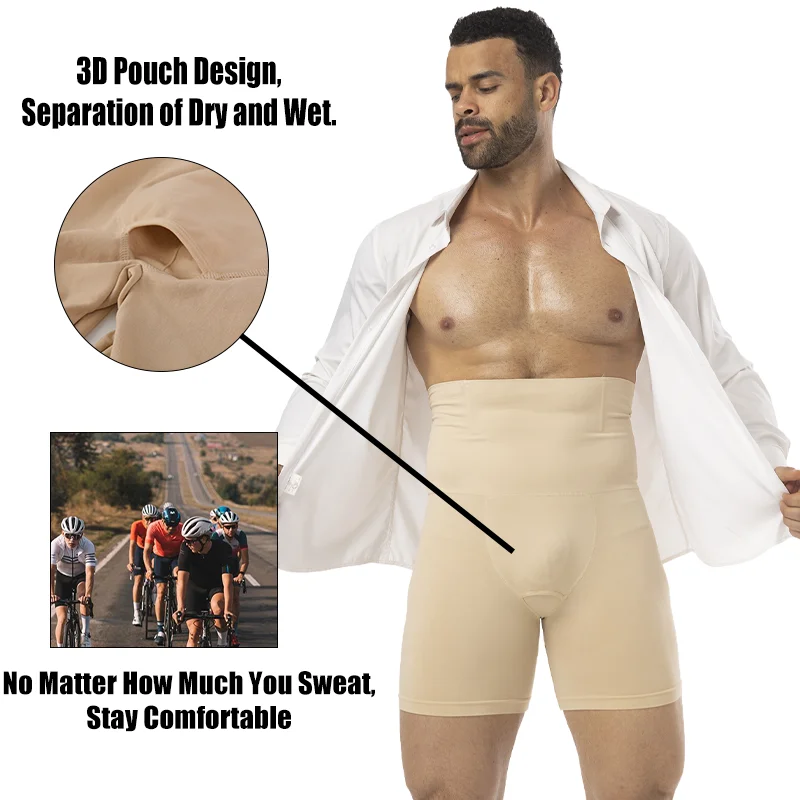 Men Slimming Brief High Waist  - đánh giá và giá Pouch Boxer Pouch