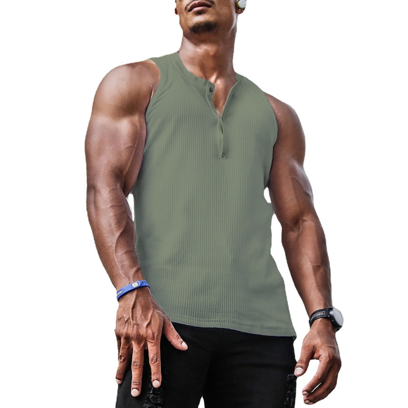 Men’s Ribbed Top Sleeveless He - đánh giá và giá Undershirt Crew Neck