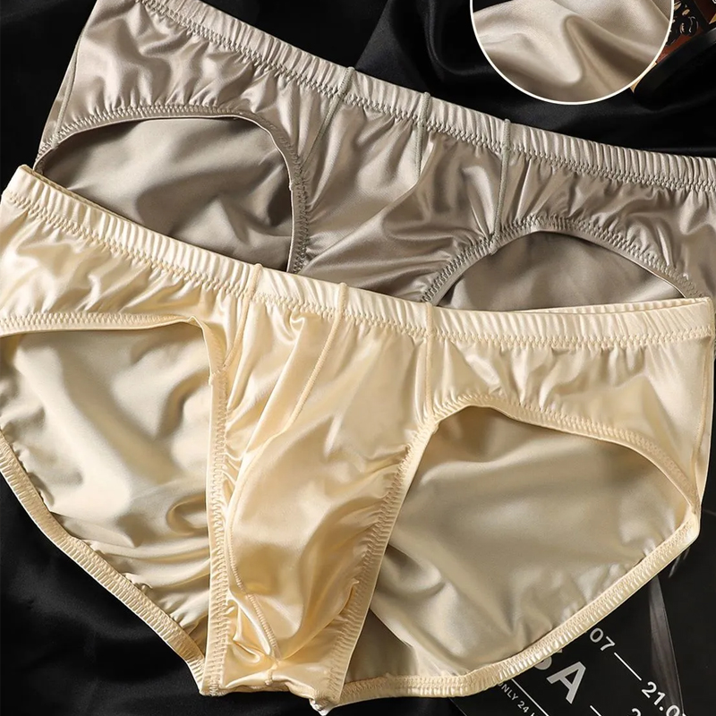 4pcs Mens Briefs Shinny Satin  - đánh giá và giá Boxer Shorts Modal